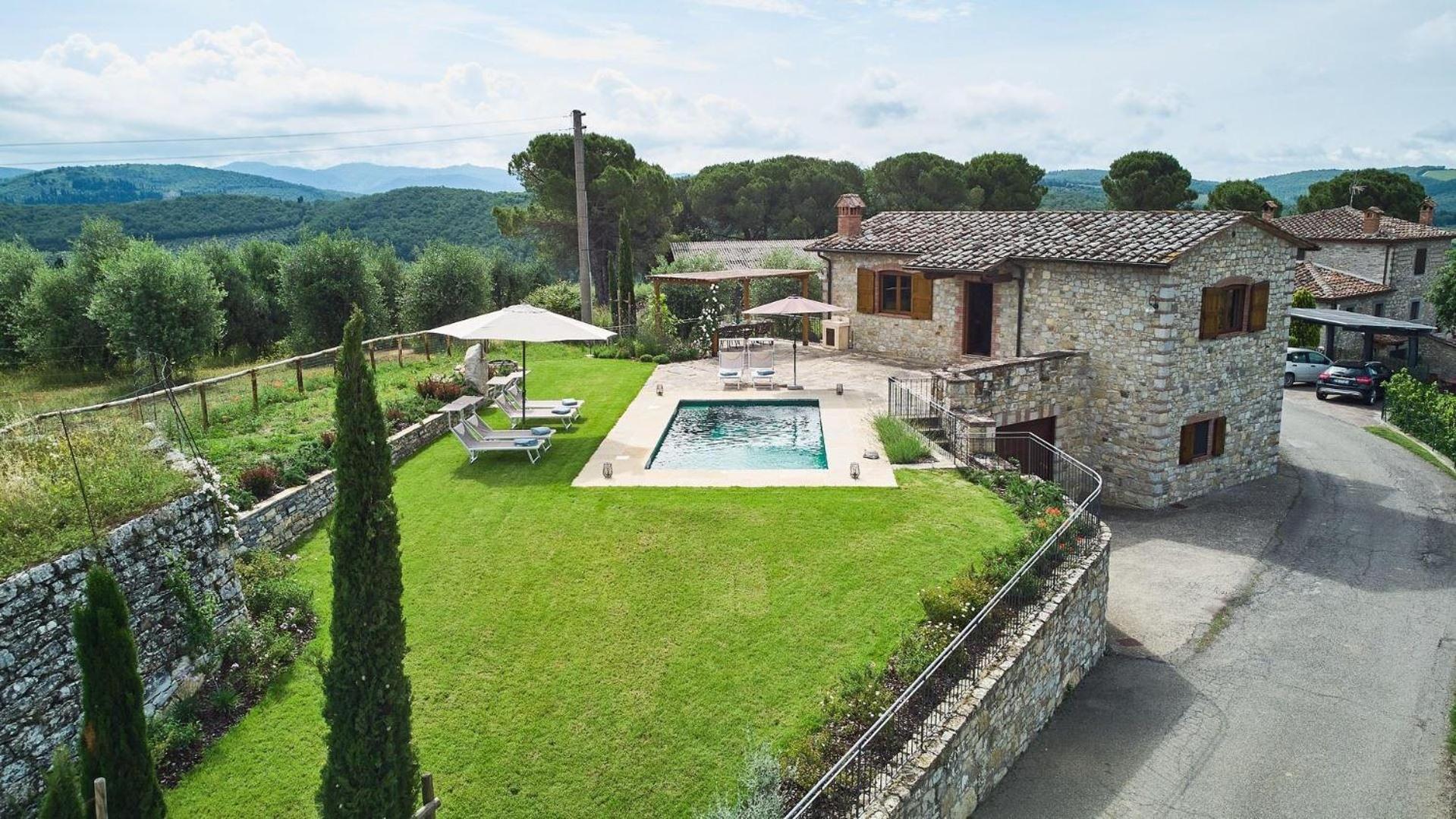 Cielo Di Radda Villa ราดดา อิน เคียนติ ภายนอก รูปภาพ